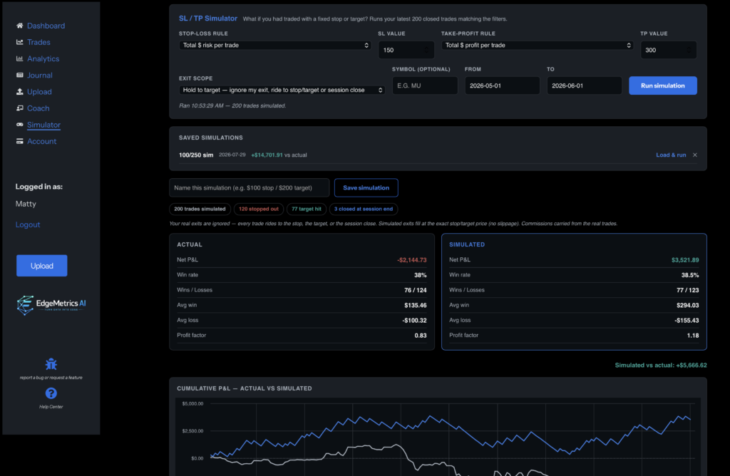 Simulator - EdgeMetrics AI